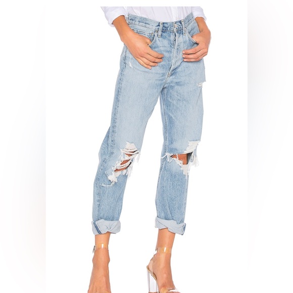 AGOLDE - 90s Mid Rise Loose Fit in Fallout - Size 27 - Picture 4 of 4